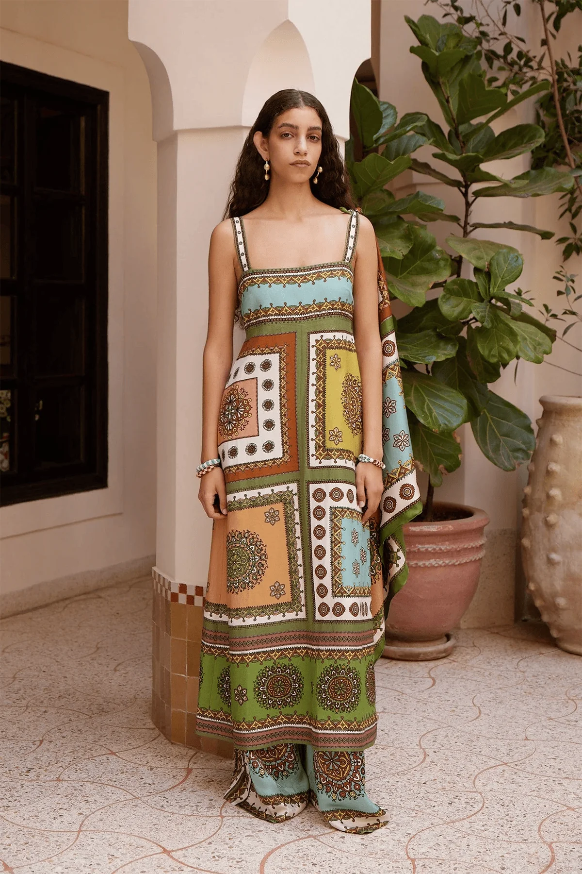 Contina Day Dress in Multi - Image 5